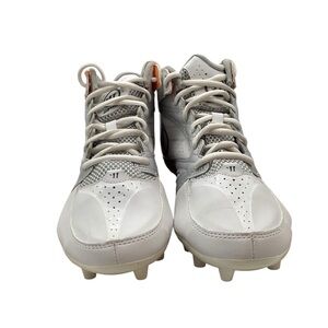 Warrior Second Degree 3.0 White/Black Lacrosse‎ Cleats size US12
